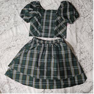 Girls 2 Piece Skirt Set Size 14